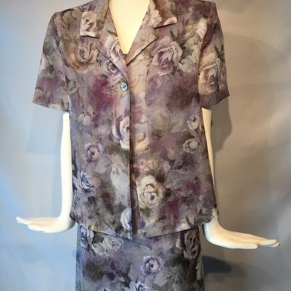 Two Piece Mother of Bride Lightweight Dress & Jack - Picture 1 of 6